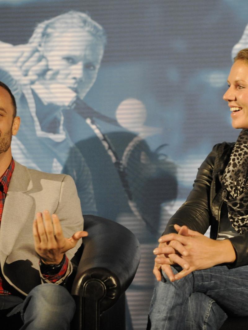 Oscar Pistorius and Esther Vergeer