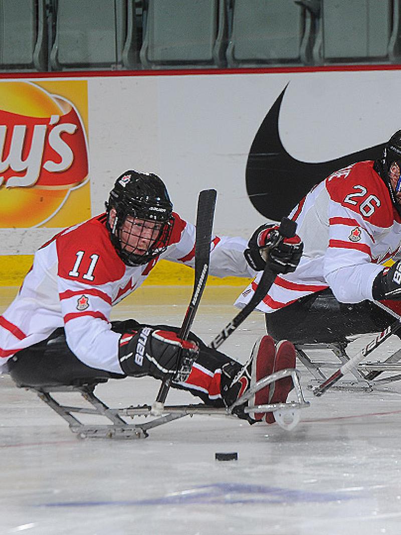 Canada ice sledge hockey