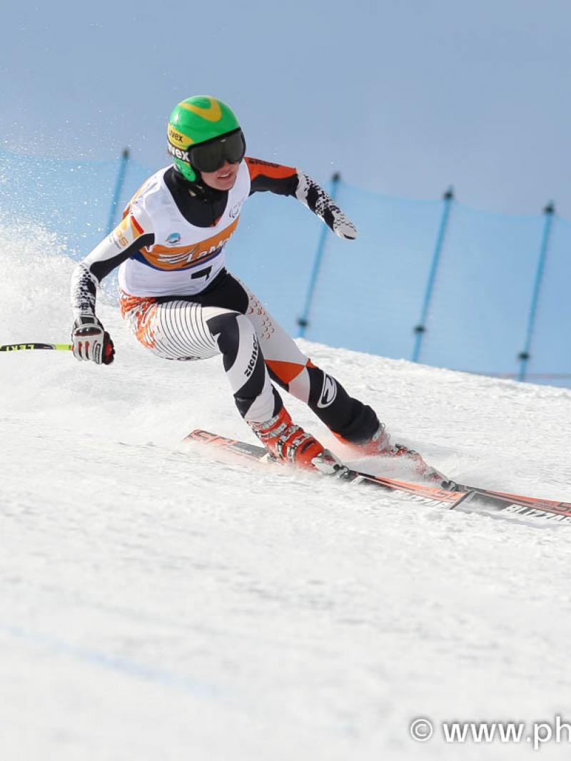 Andrea Rothfuss during downhill training