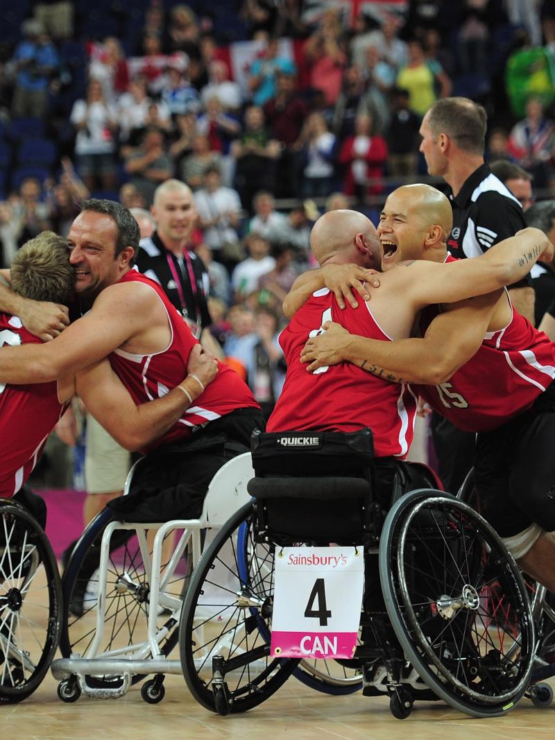 Canada's wheelchair basketball team