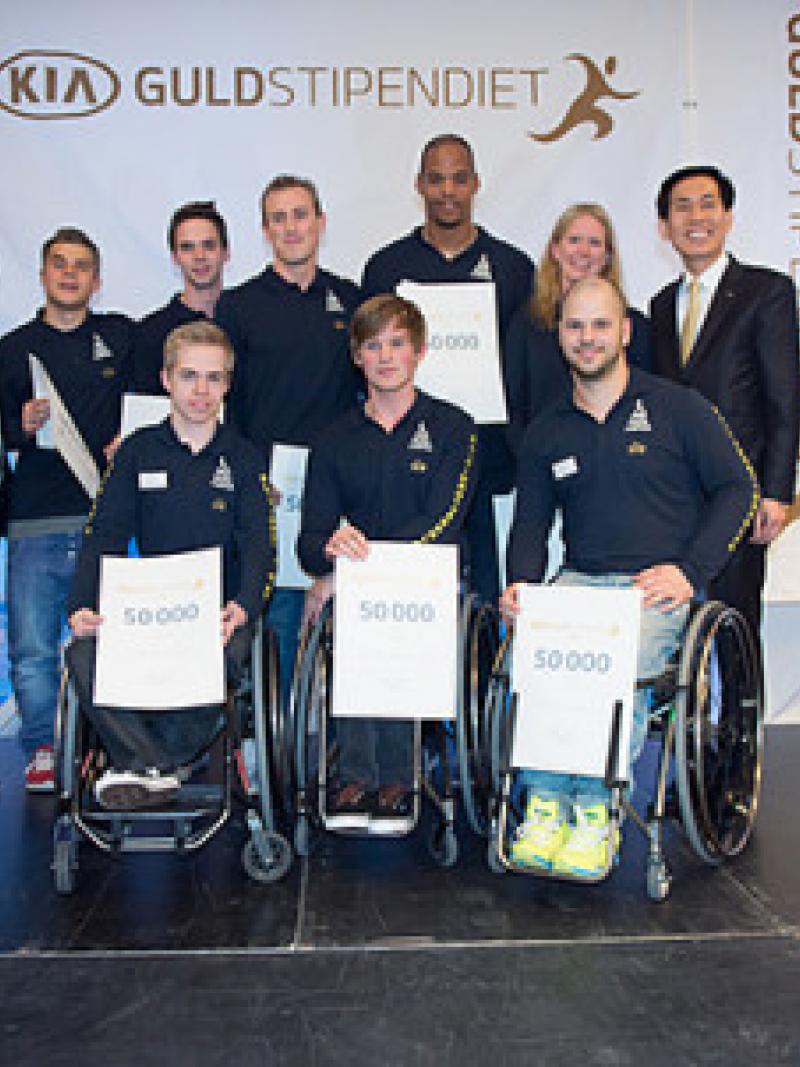Sweden's Gold Scholarship athletes 2013