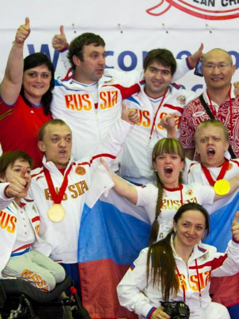 Russian powerlifting team