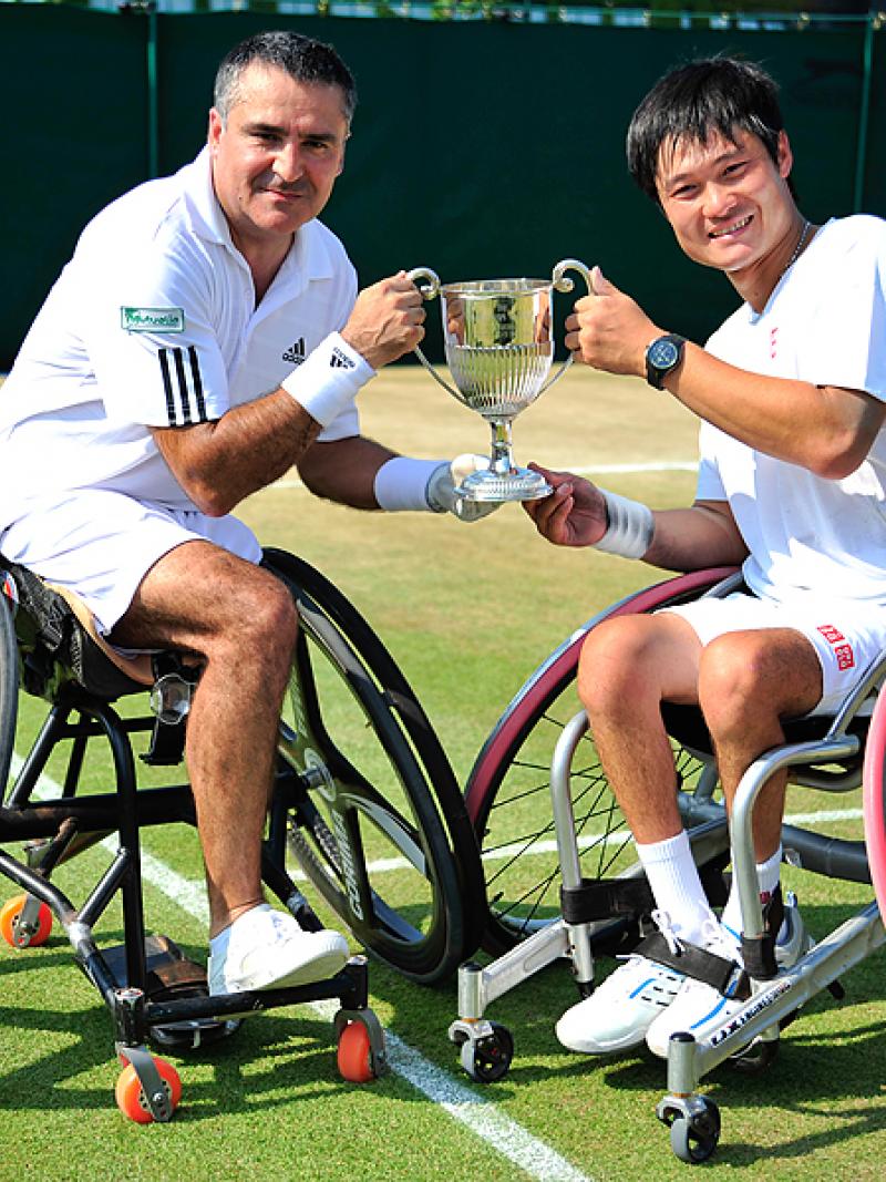 Stephane Houdet and Shingo Kunieda