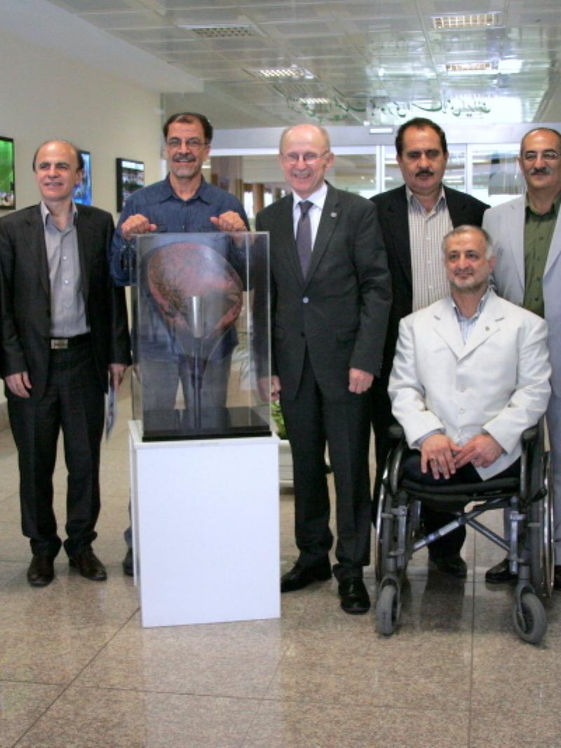 Wilfried Lemke visits NPC Iran