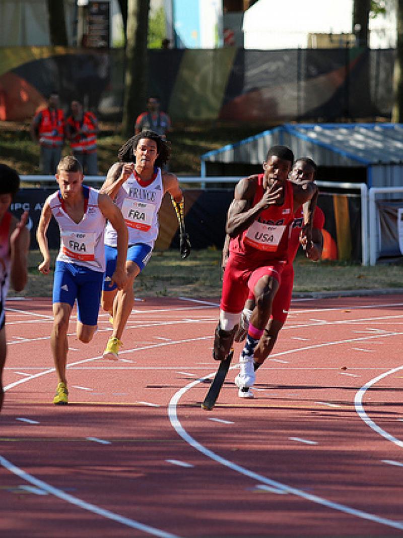Lyon 2013 men's 4x100m relay T42-46