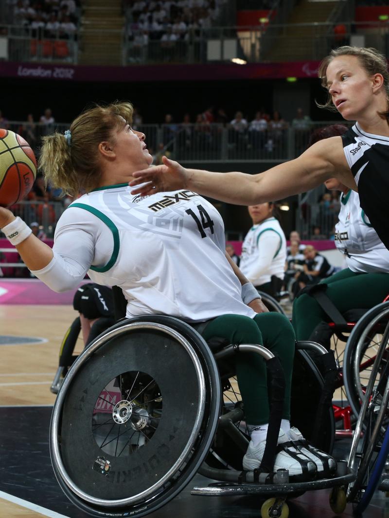 Mexico’s women’s Wheelchair Basketball team