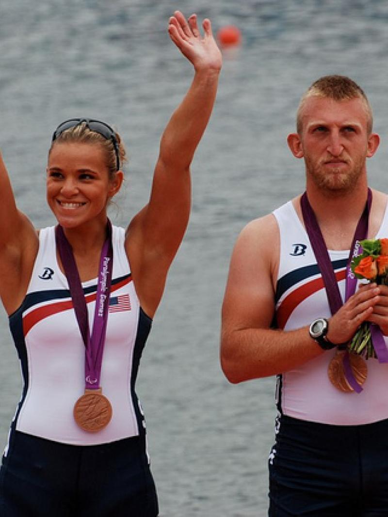 Oksana Masters and Rob Jones