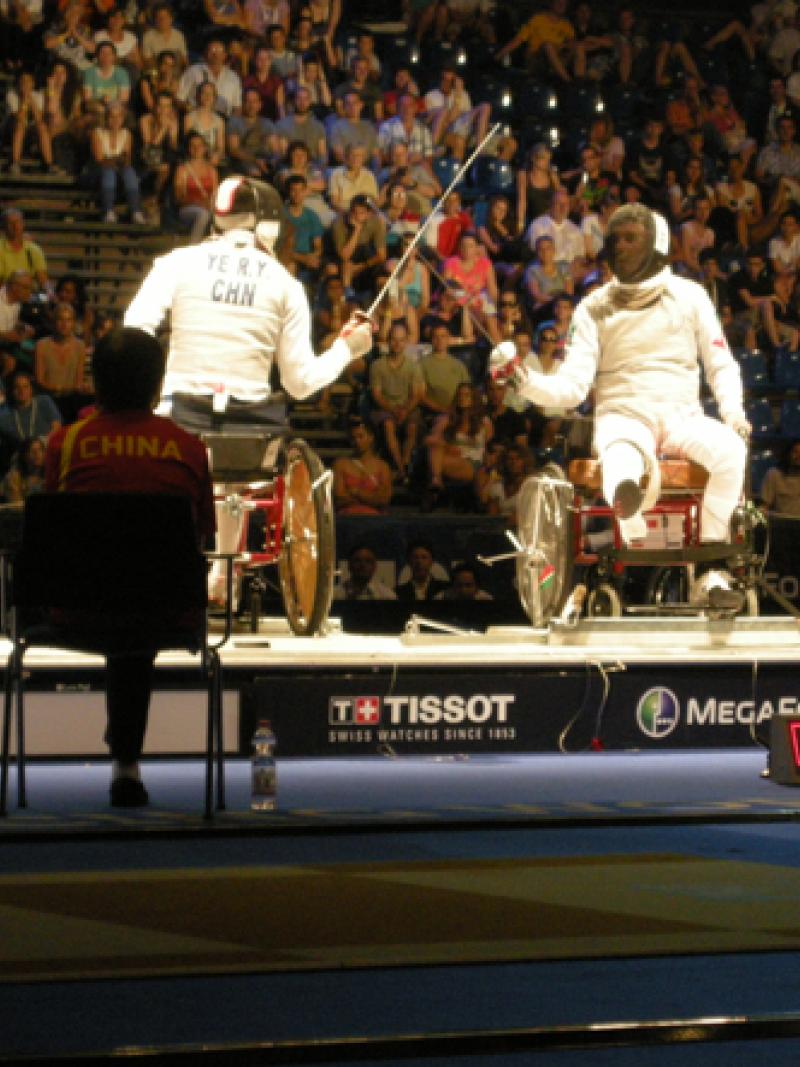 China wheelchair fencing