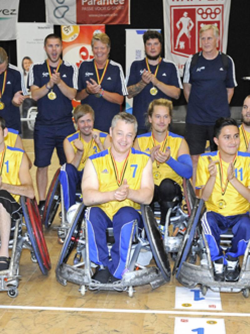 Sweden wheelchair rugby team
