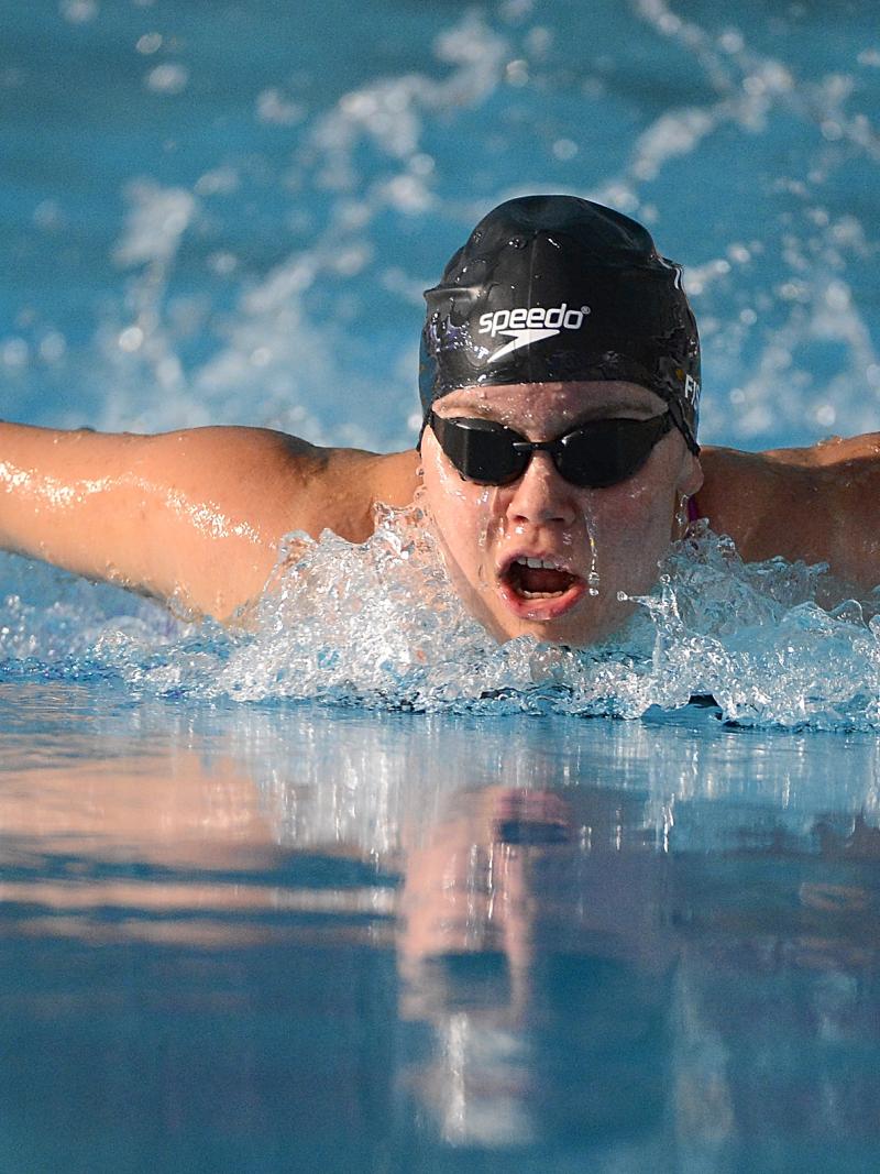 Mary Fisher, NZL, competing at the 2013 IPC Swimming World Championships Montreal