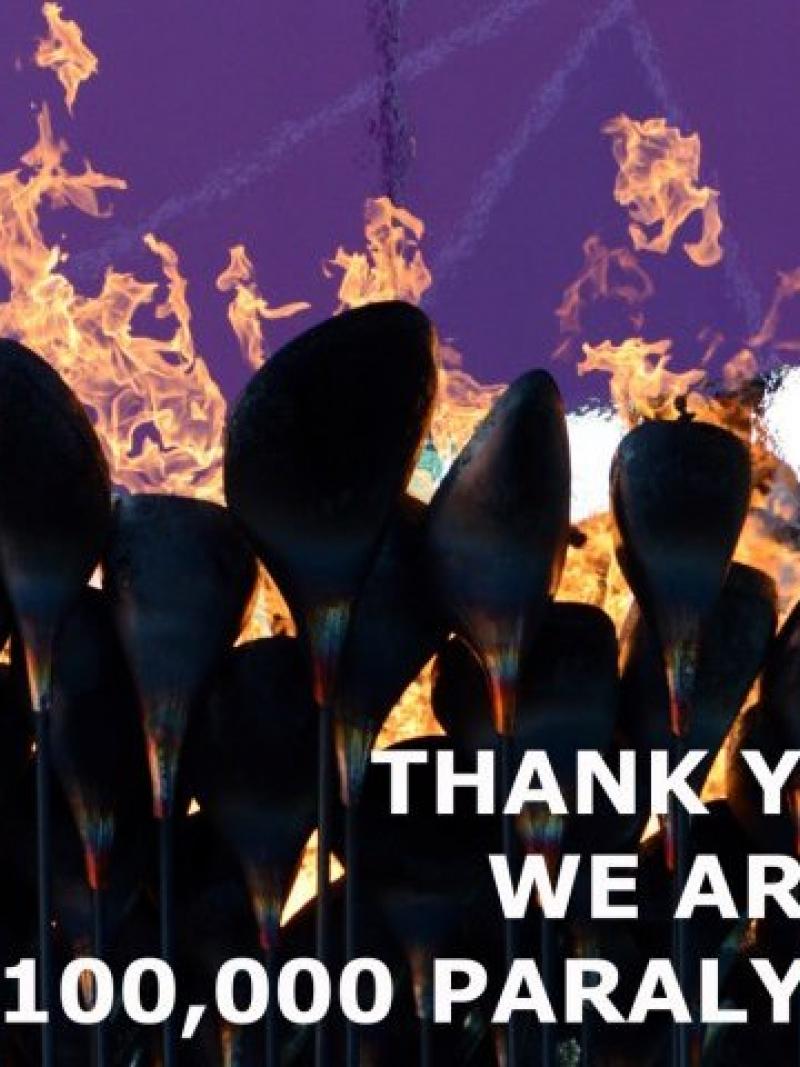 100,000 followers on Facebook