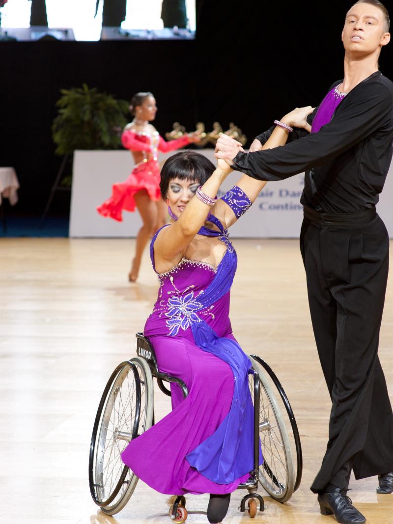 Wheelchair dance sport - Osipov and Ryzhkova of Russia