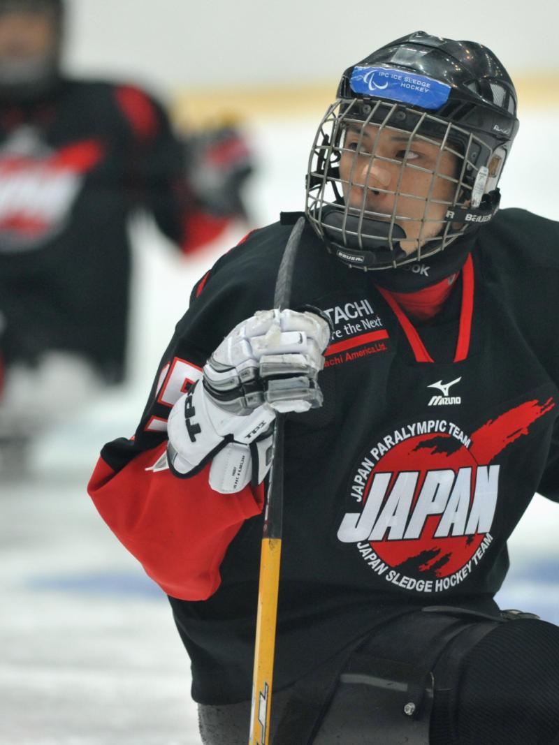 Japan ice sledge hockey