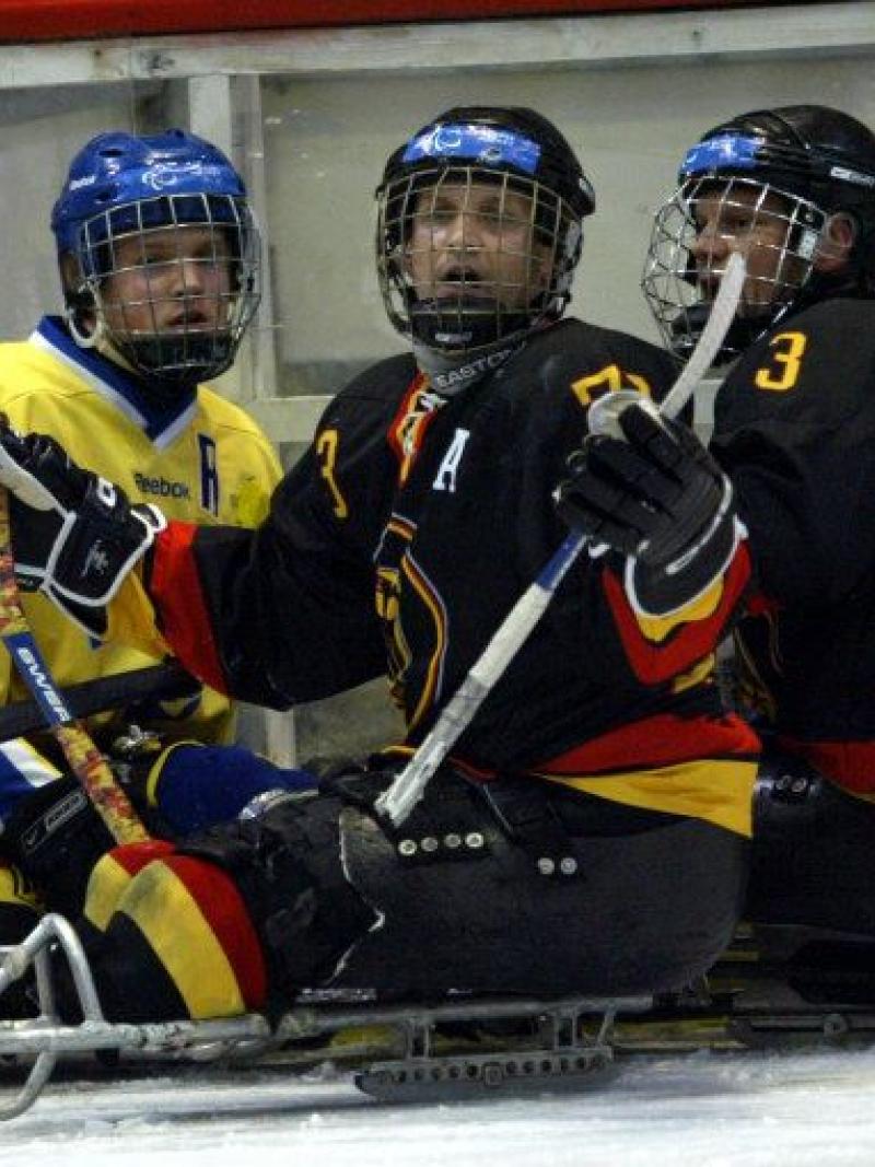 Germany Sweden Ice Sledge Hockey
