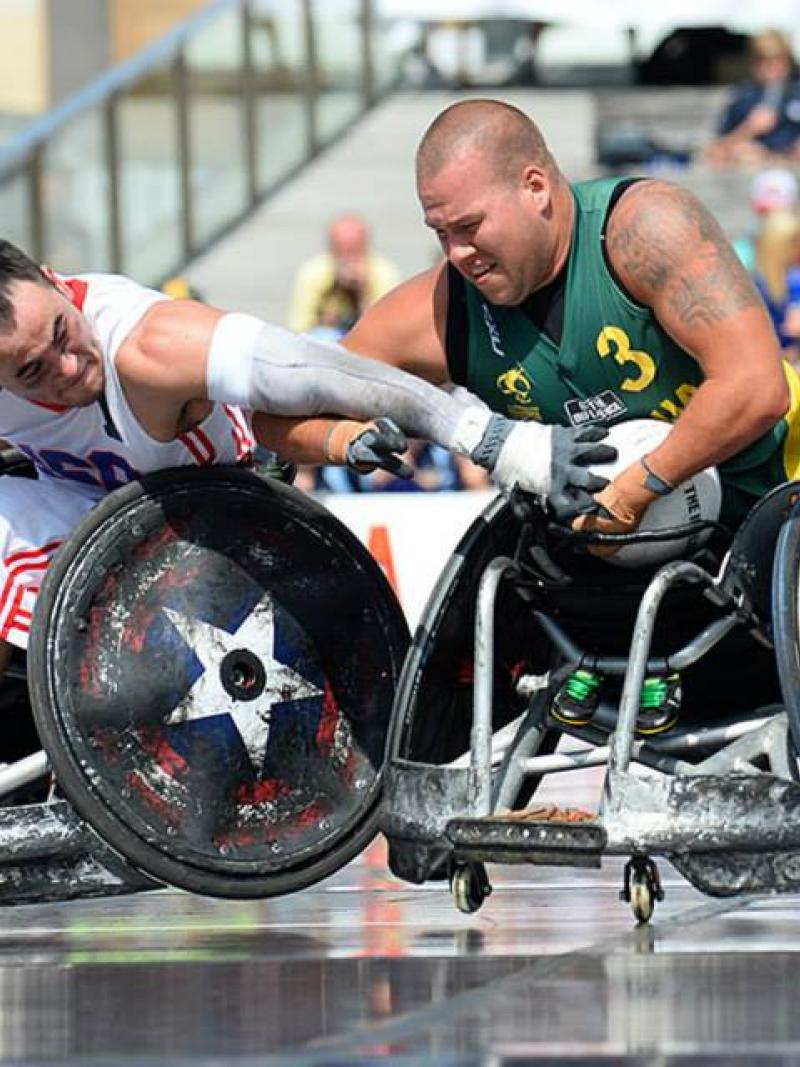 Wheelchair Rugby Tri-Nations tournament Sydney 2013