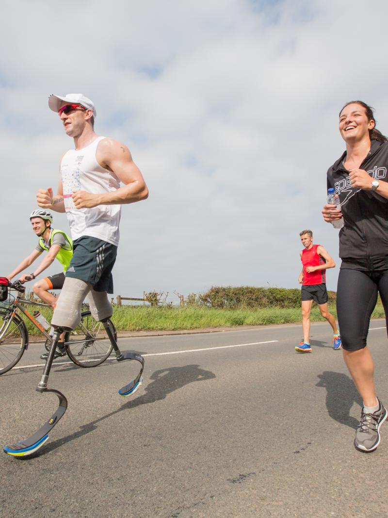 Richard Whitehead 40 marathons