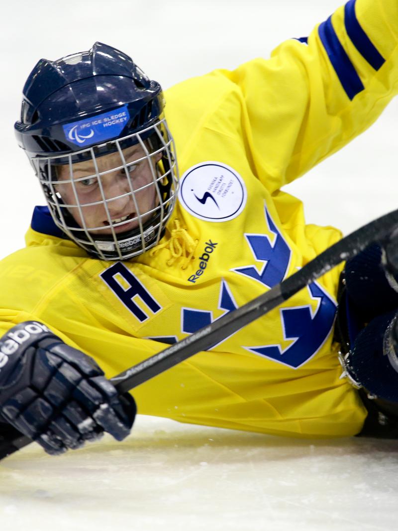 Swedens ice sledge hockey team
