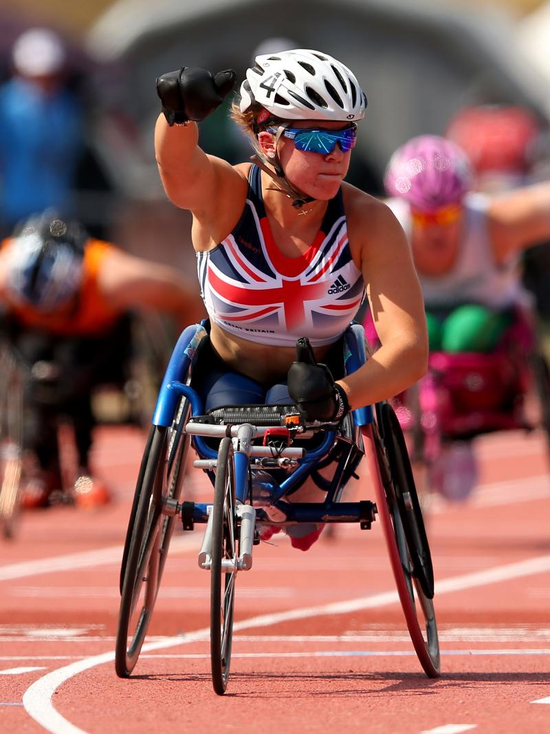 Hannah Cockroft 100m T34 Lyon