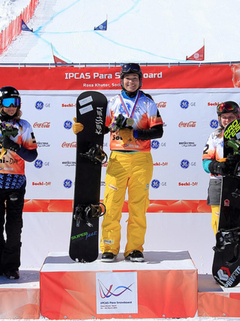 Bibian Mentel wins test event