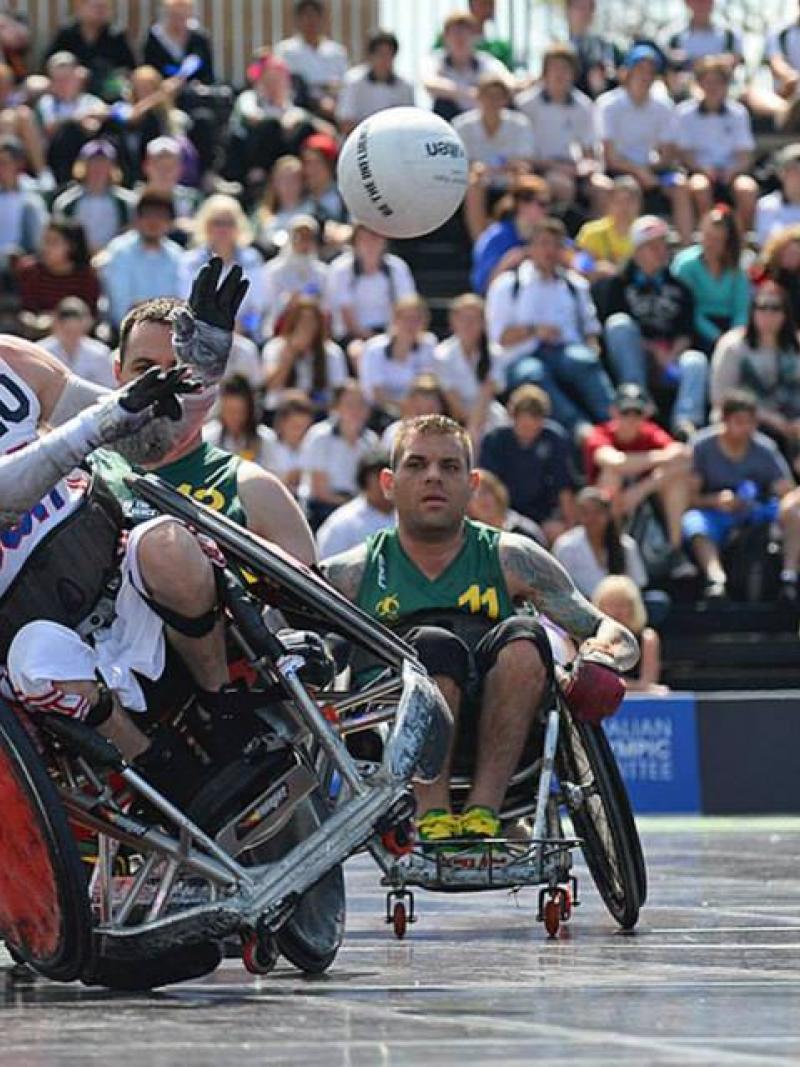 USA wheelchair rugby player
