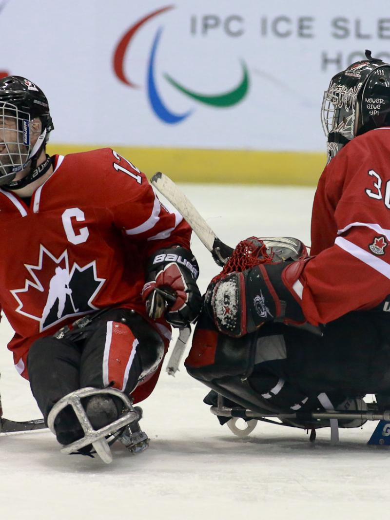 Canada’s ice sledge hockey team captain Greg Westlake.