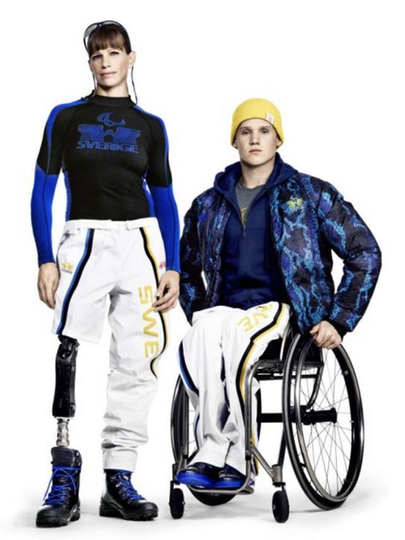 The Swedish team outfits for Sochi 2014 are made by H&M