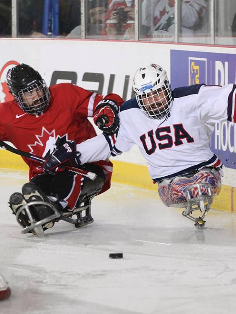 USA ice sledge hockey
