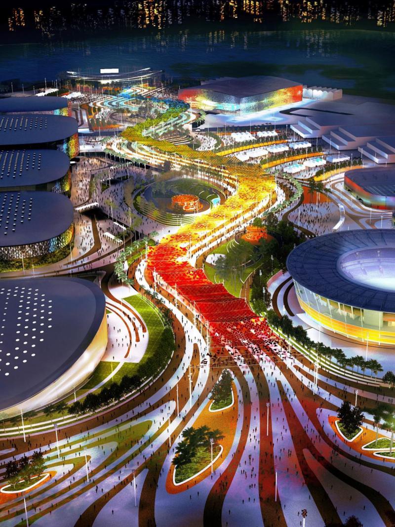 A view onto the Rio 2016 venues