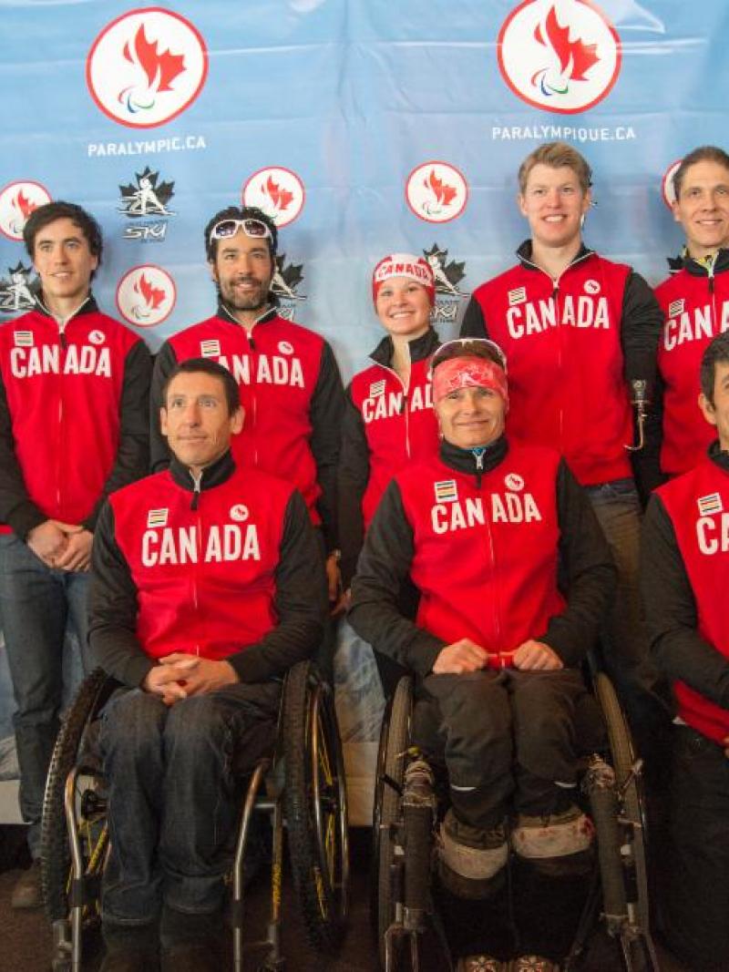 Canadian para-Nordic Skiing team for the Sochi 2014 Paralympic Games