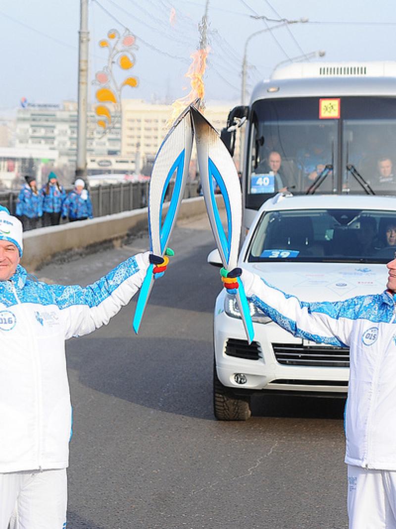 Sochi 2014 Paralympic Torch Relay - Day 2