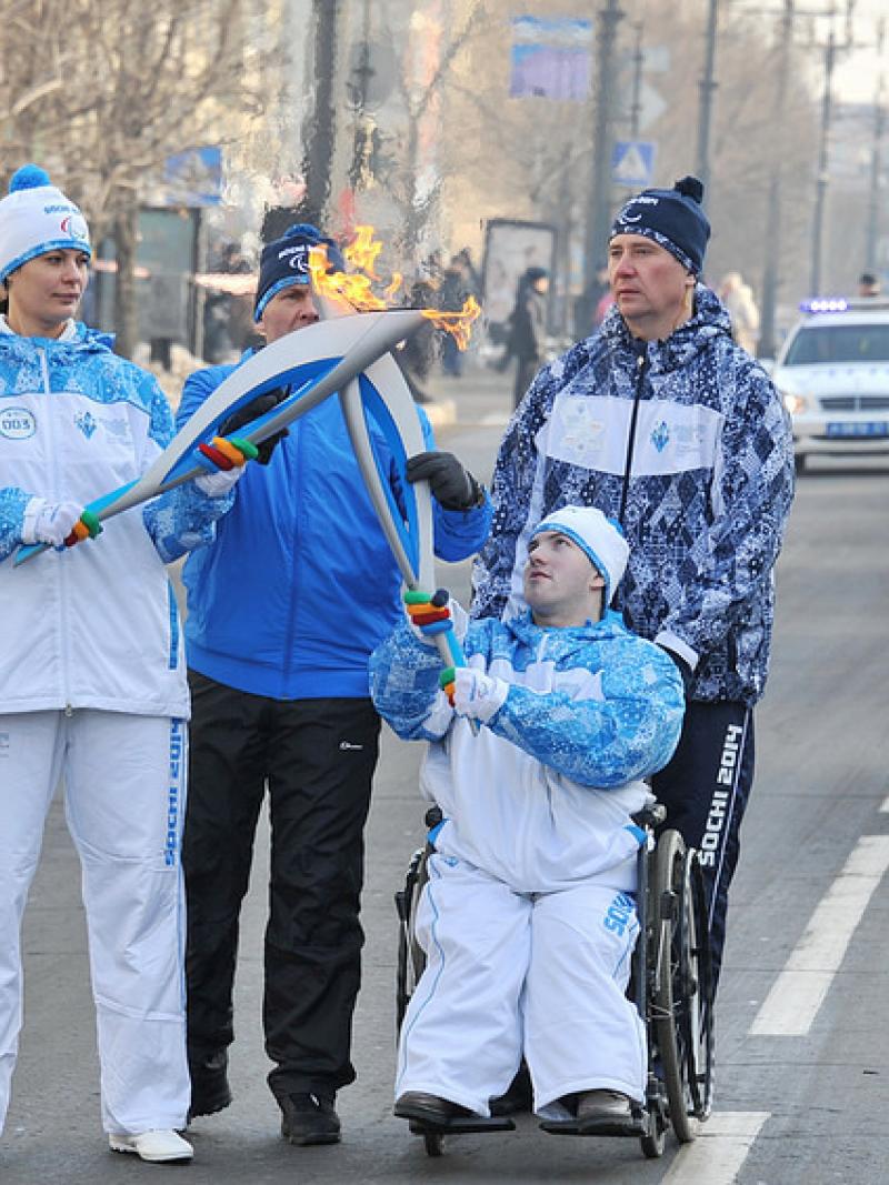 Sochi 2014 Paralympic Torch Relay - Day 1