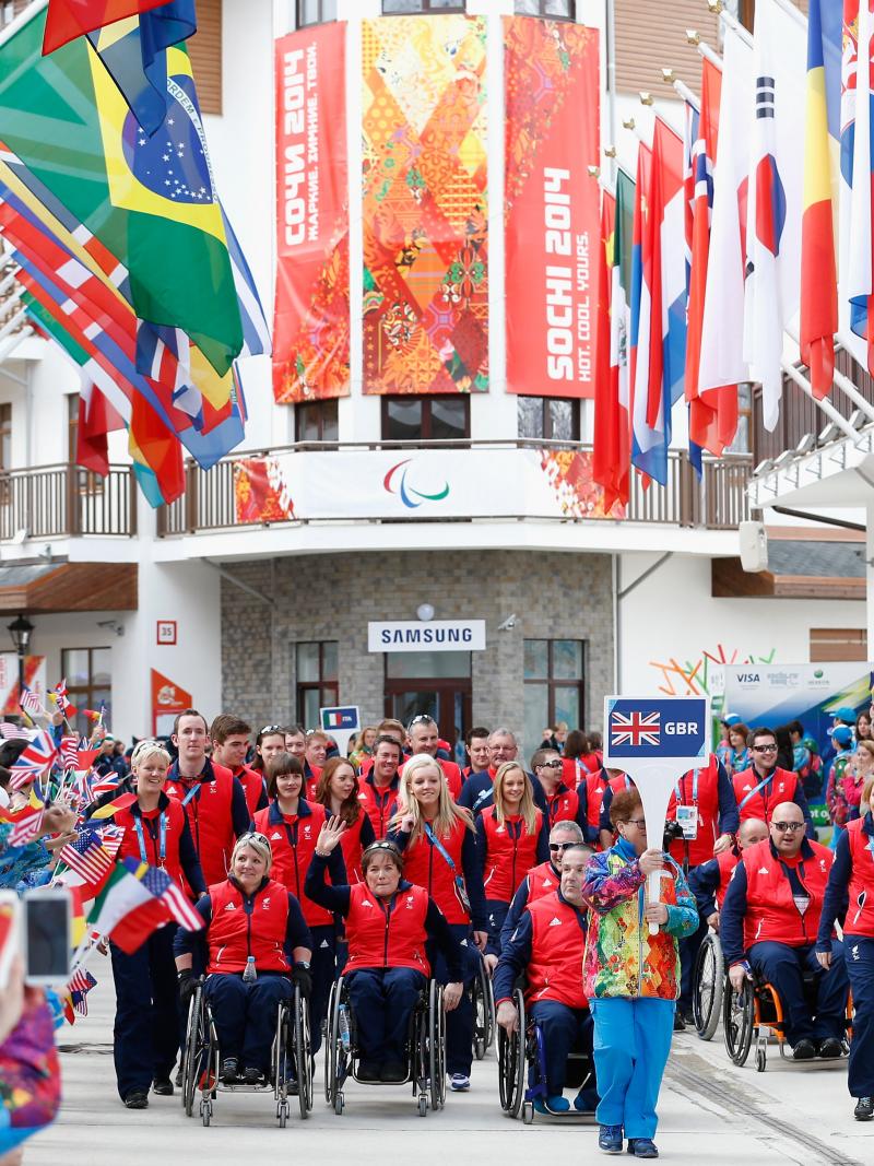 Great Britain Sochi 2014 welcome ceremony