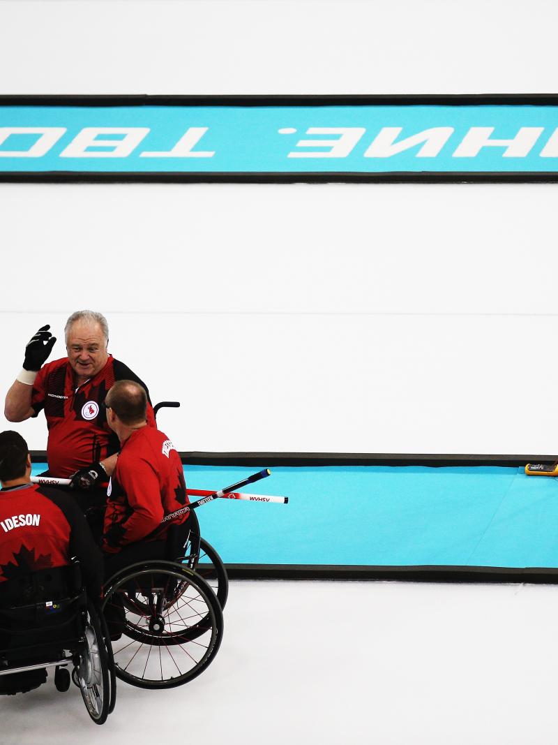 Canada's wheelchair curling team