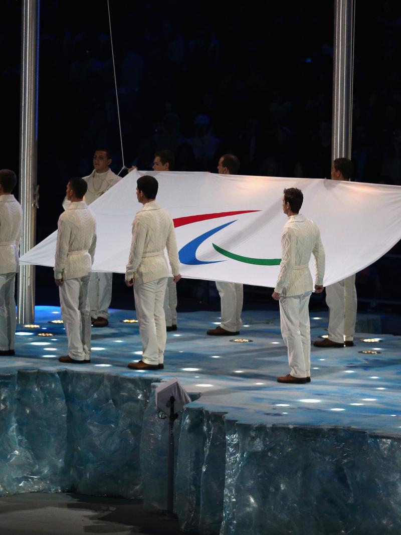 Paralympic Flag at Sochi 2014 Opening Ceremony