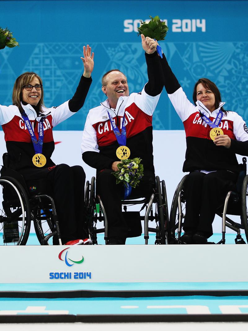 Canada's wheelchair curling team