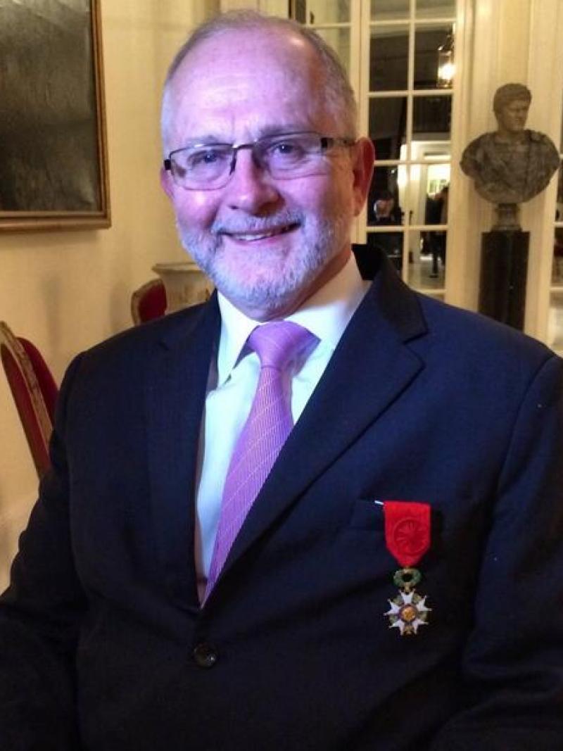Sir Philip Craven after receiving the Légion d’Honneur