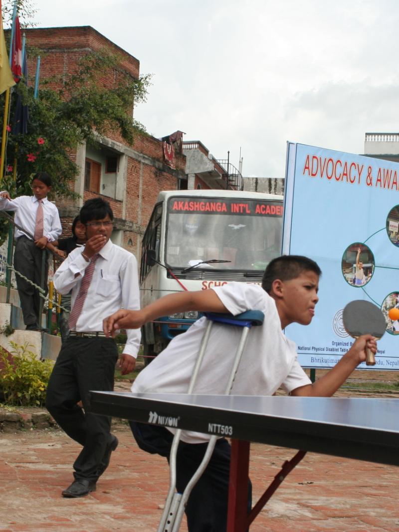 Nepal para-table tennis