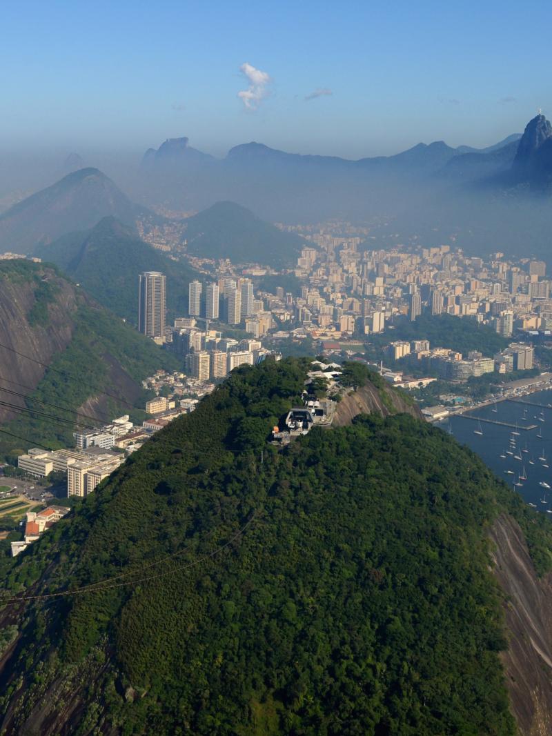 A stunning view of Rio from Sugar Loaf Mountain