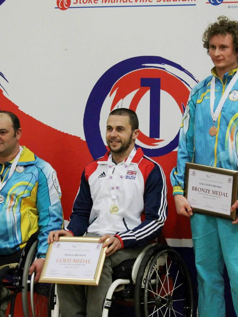 Matt Skelhon, Iurii Stoiev and Andrii Doroshenko