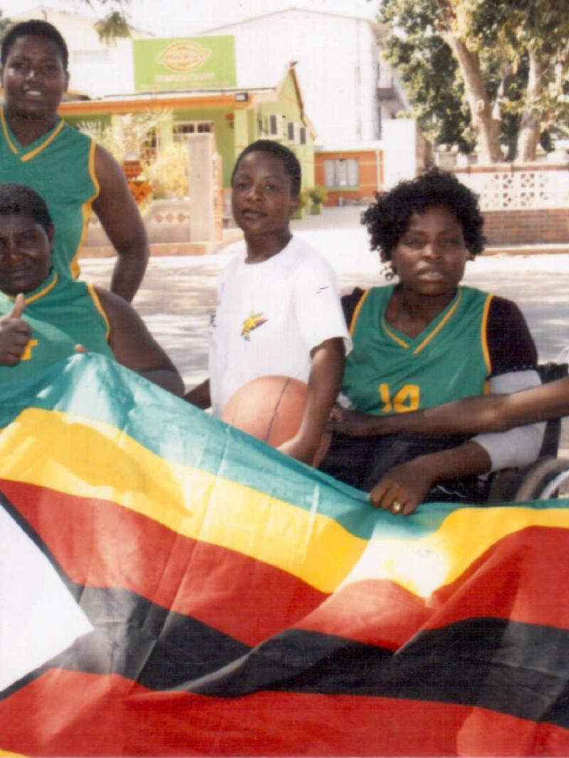 Zimbabwe wheelchair basketball team