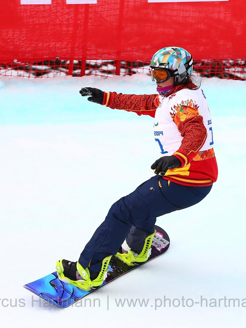 Astrid Fina Paredes - Para-snowboard - Sochi 2014 Winter Paralympic Games