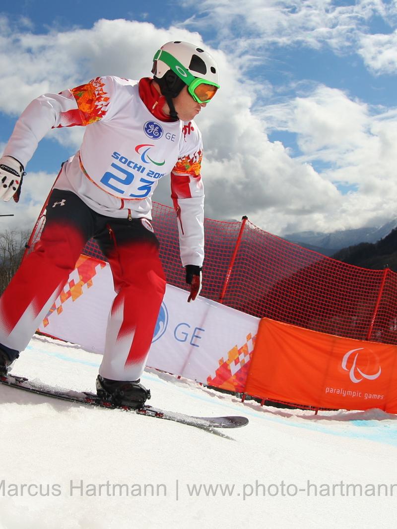 Tyler Mosher - Para Snowboard - Sochi 2014 Winter Paralympic Games - 