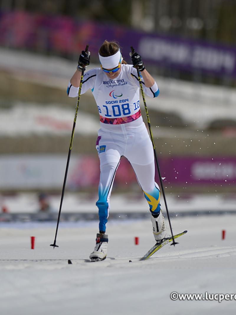 Helene Ripa, Sweeden coming up to the finish