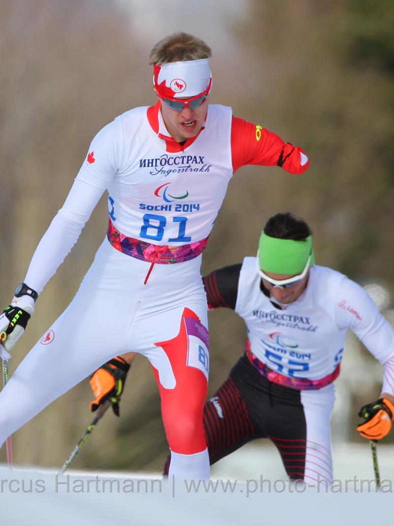 Canadian Mark Arendz stepped onto the podium twice in biathlon events at Sochi 2014.