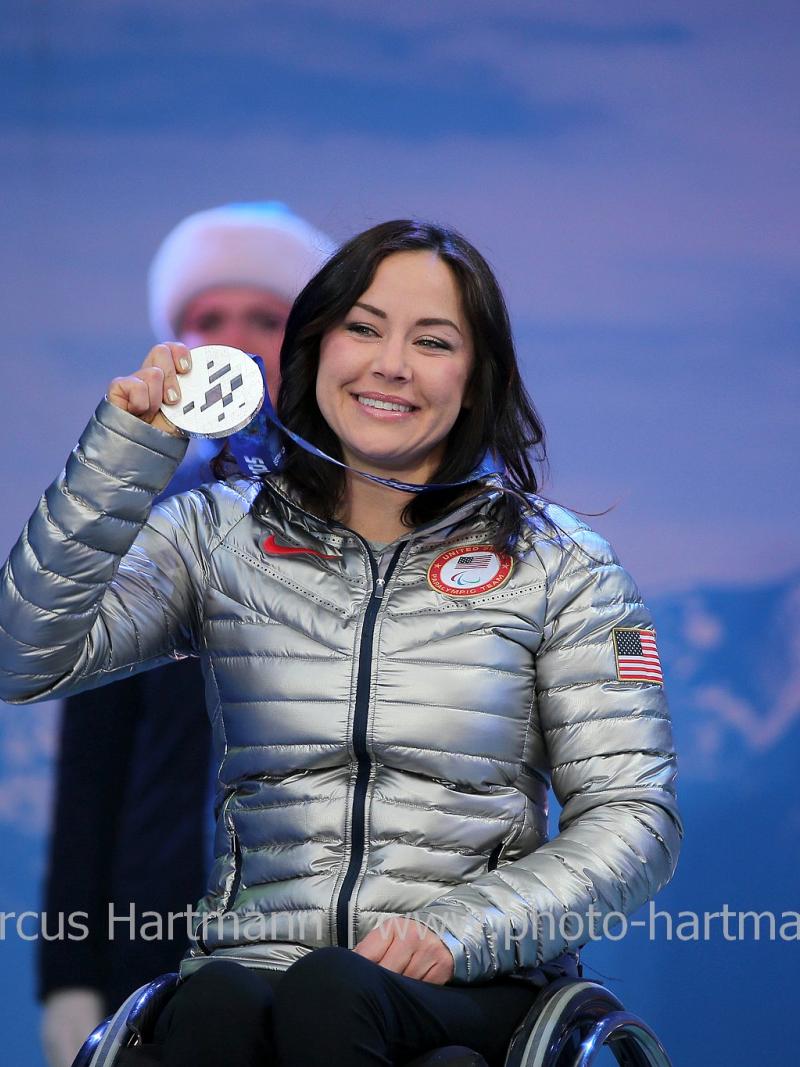 Alana Nichols, USA proud to win the Silver medal