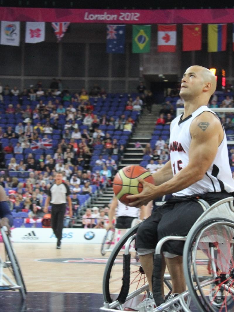 David Eng of Canada competes at the London 2012 Paralympic Games.