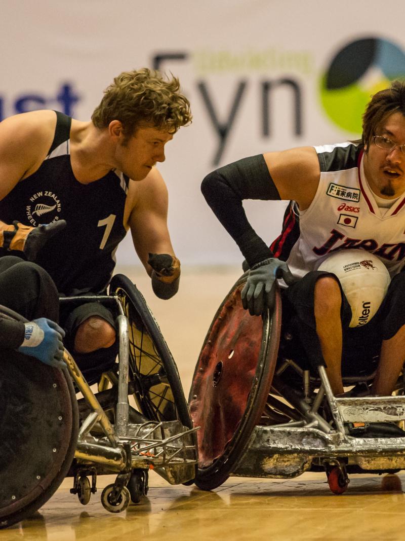Japan v New Zealand at 2014 IWRF World Championships Odense