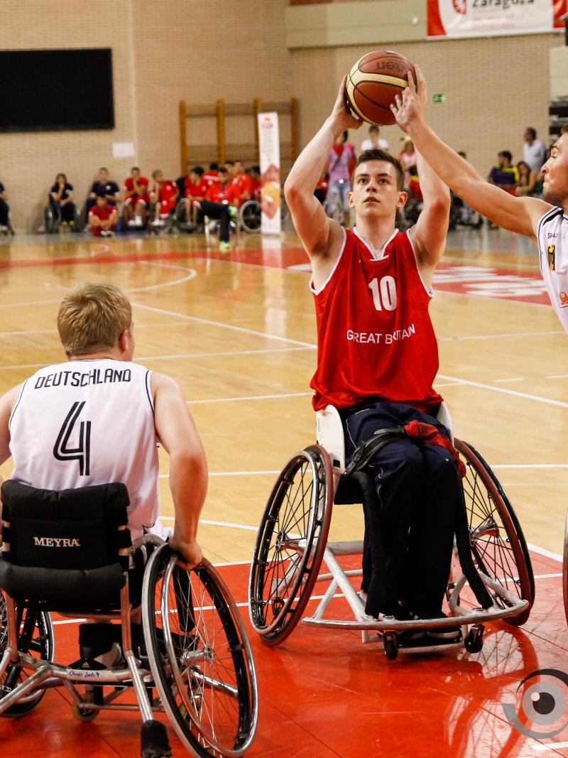 Great Britain at the U22 IWBF Wheelchair Basketball European Championships
