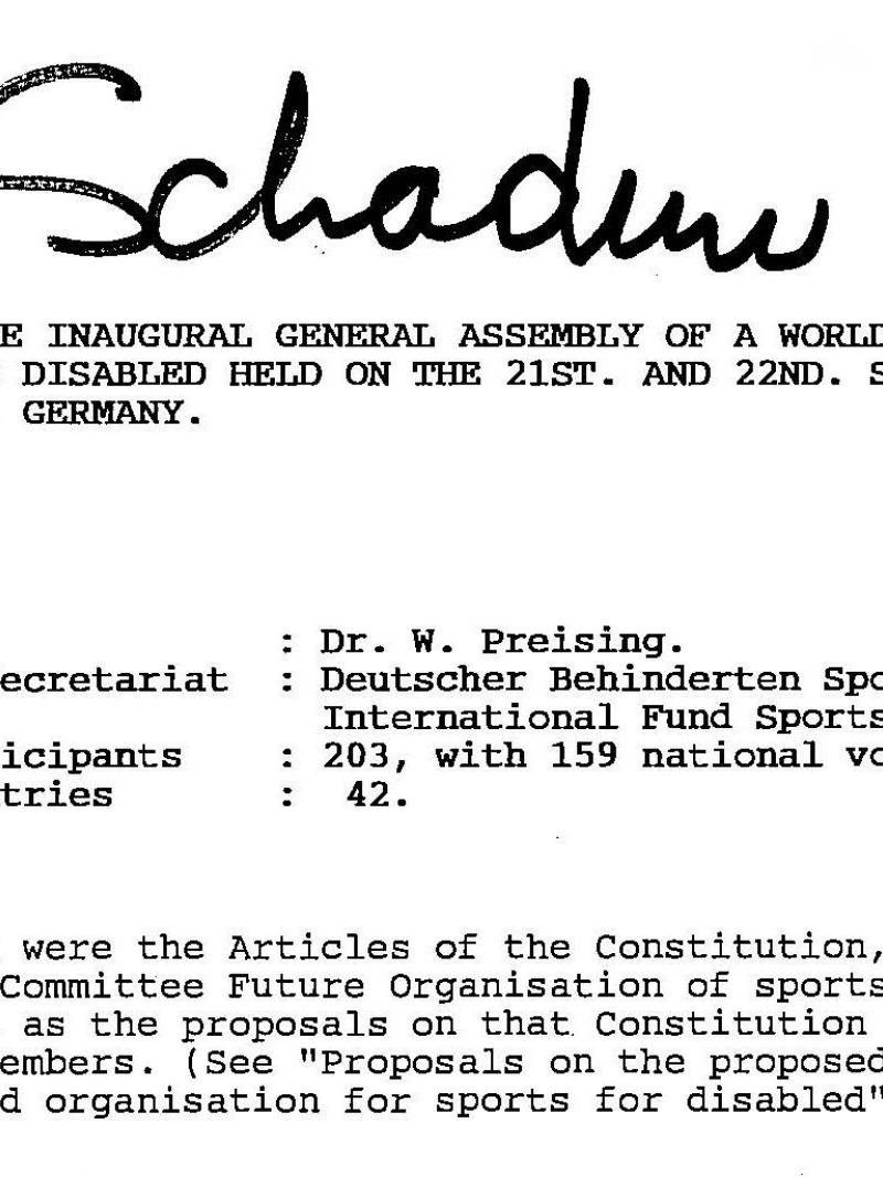 Agreement of the foundation of the IPC