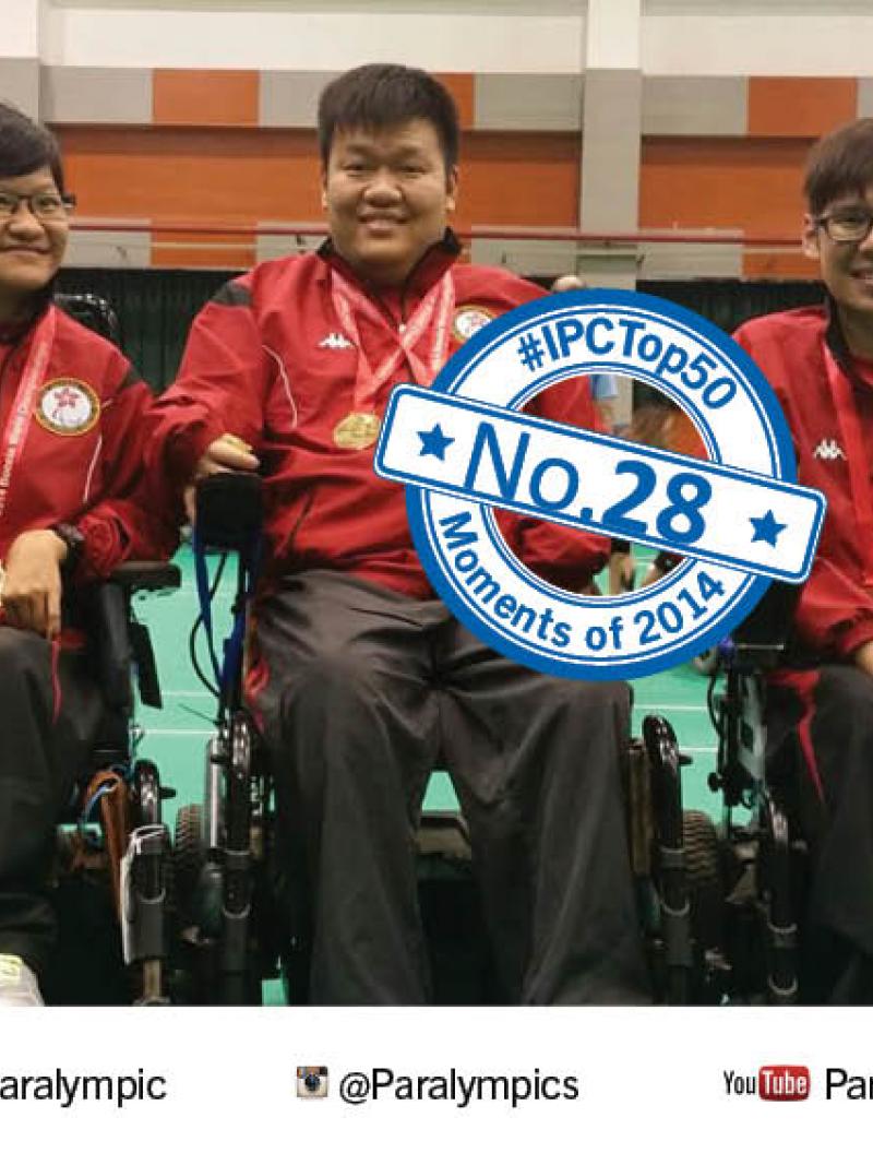 No. 28 Leung Yuk Wing back to winning ways in boccia